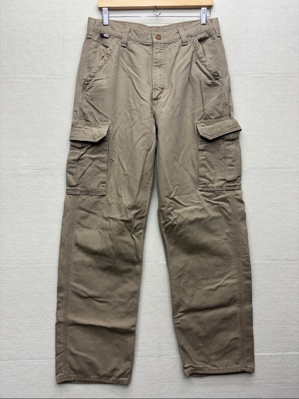 Carhartt | Men's Cargo Pants - Khaki Workstyle FR 34X34 34 x 34 cat 2 2112